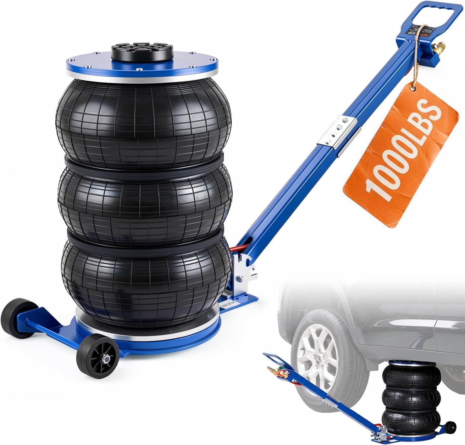 VEVOR Triple Bag Air Jack, 5 Ton/11000 lbs
