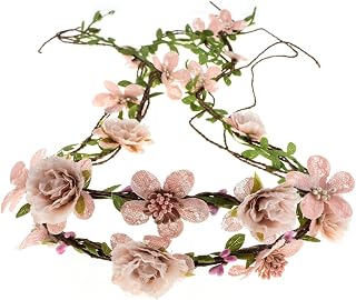 Floral Fall Sunflower Halo Wedding Crown Flower Girls Headband Birthday Party Headpiece FL-18