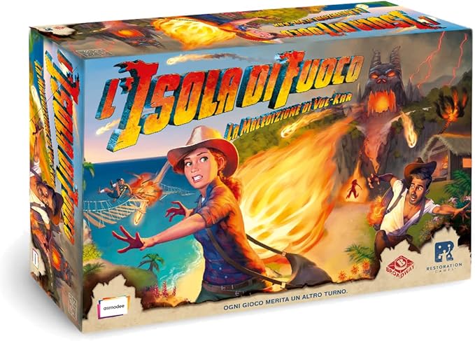 La Isla de Fuego: La Maldición de Vul-Kar - Juego de Mesa para 2-4 Jugadores