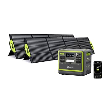 Amazon.co.jp: FOSSiBOT F2400 ポータブル電源 2枚 200W セット