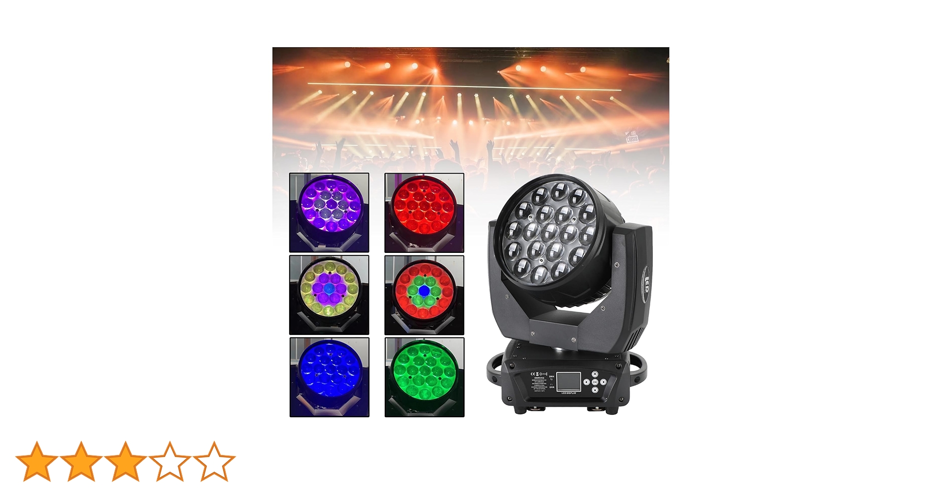 ADJ ステージライトセット ADJ Starship QUAD LED DJ Centerpiece Effect Light w/ DMX