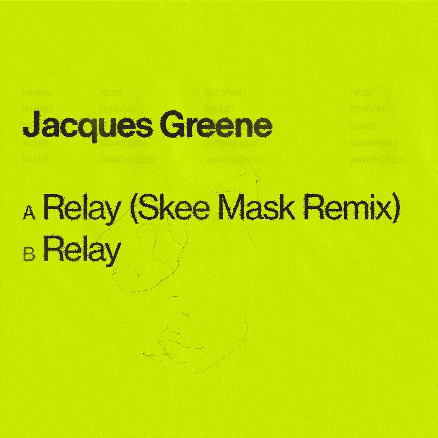 Relay by Jacques Greene - 12” Single Vinyl - LM087X - NEW & SEALED