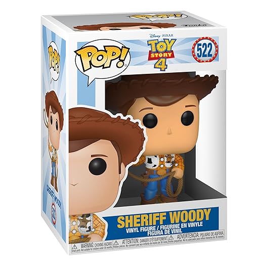 Funko Pop! Vinyl: Disney Pixar: Toy Story 4: Woody - Collectible Vinyl Figure - Gift Idea - Official Merchandise - For Kids &Amp; Adults - Movies Fans - Model Figure For Collectors And Display