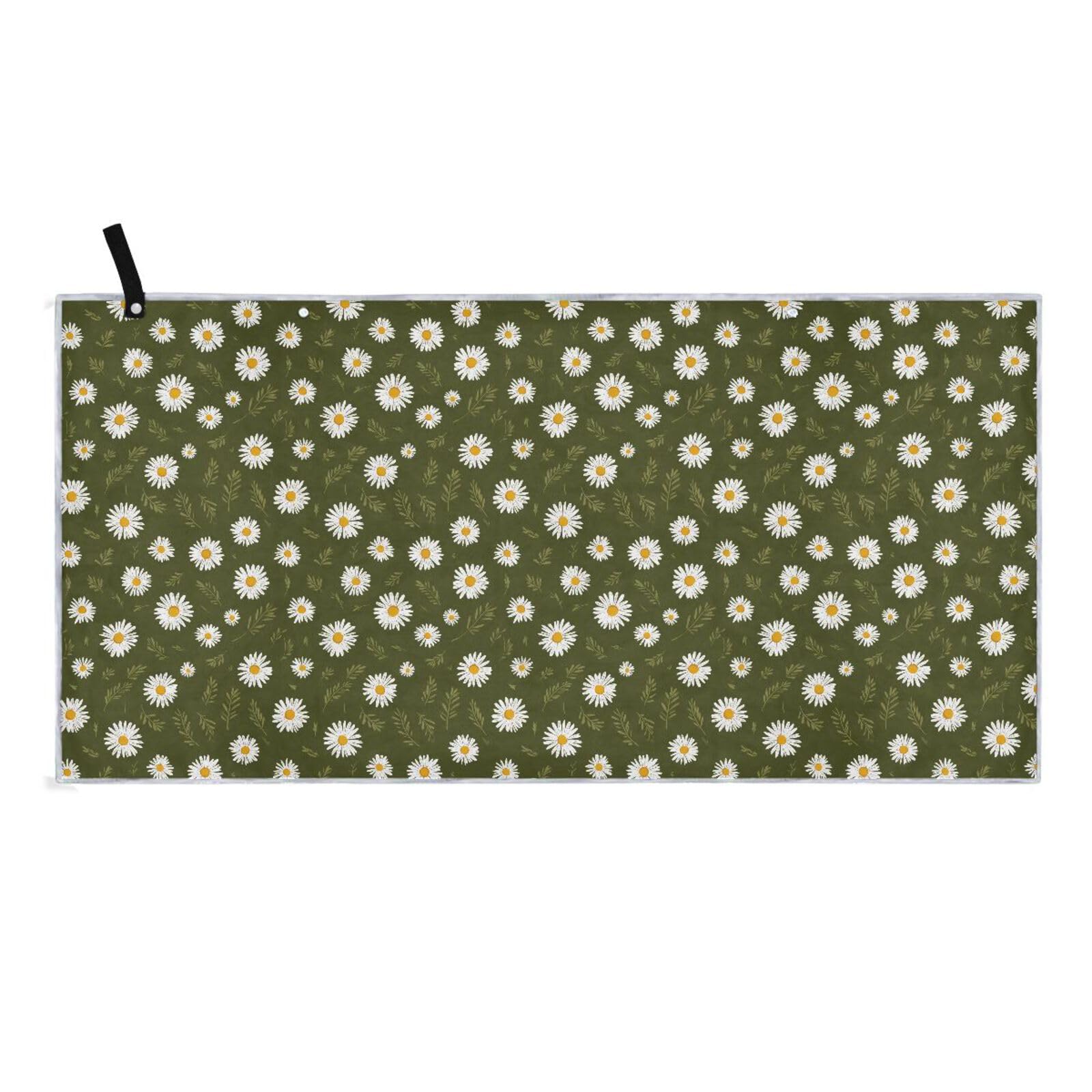 Toallas de gimnasio verde oliva transpirables de 100x180 cm para deporte en verano 1