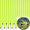Lenwen 12 Pcs Soccer Training Poles Agility Poles Sports Coaching Sticks for Soccer Football Training, Agile and Outdoor Sports Equipment