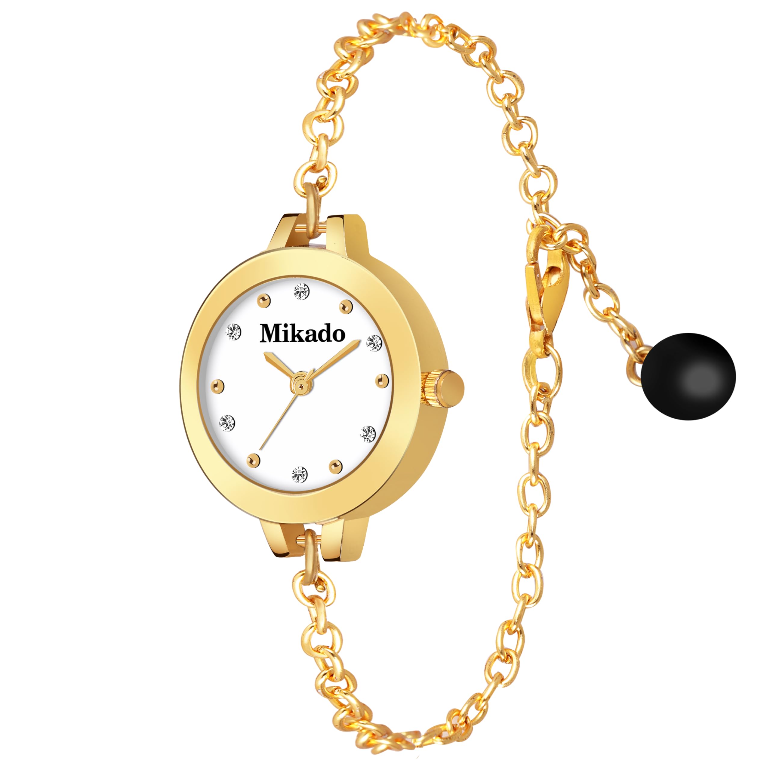 Mikado Stunning Golden Bracelet Style Womens Analog Watch (B0CK5RYJK5) Amazon Price History, Amazon Price Tracker