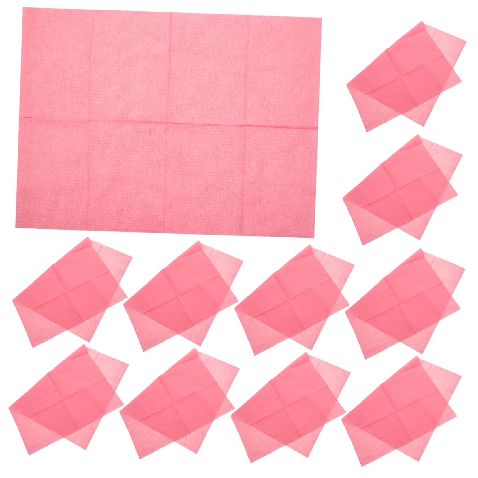 TOVINANNA Professional Tattoo Clean Pad Kit 20 Sheets Waterproof Tattoo Table Covers Oil-proof Film Pink