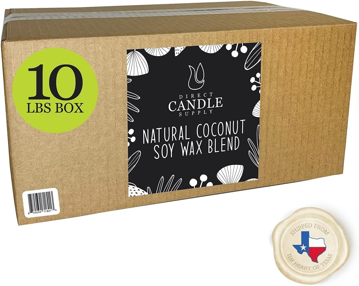 10 lb Coconut Soy Wax Blend + Candle Making Kit