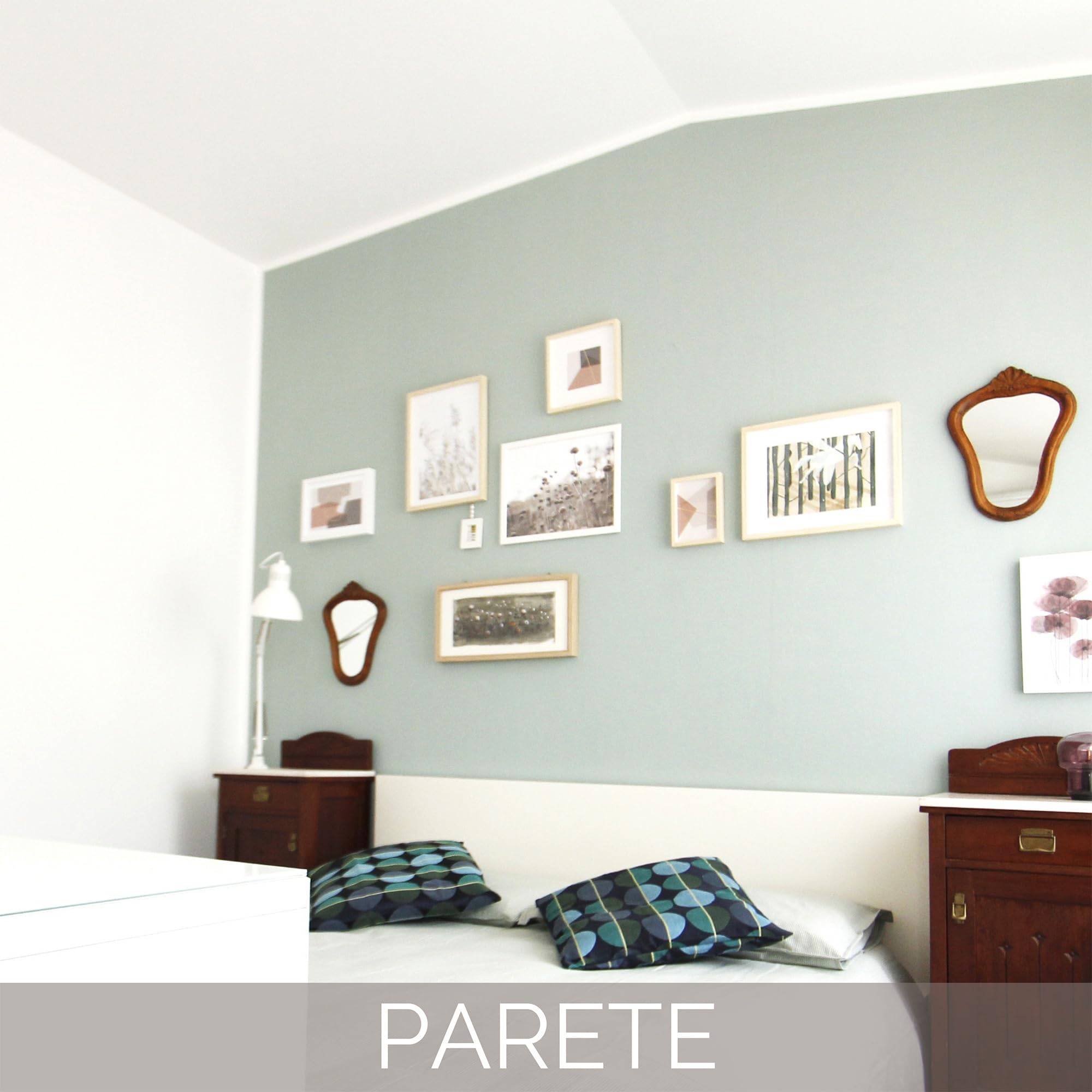 FLEUR DESIGNER'S PAINT | Pittura Chalk Paint Opaca, 2,5 L, Senza Carteggiare, Multisuperficie, Colore F04 Cream Love, Effetto Gesso, Per Pareti e Mobili, Extra Opaco, Ad Acqua, Made in Italy