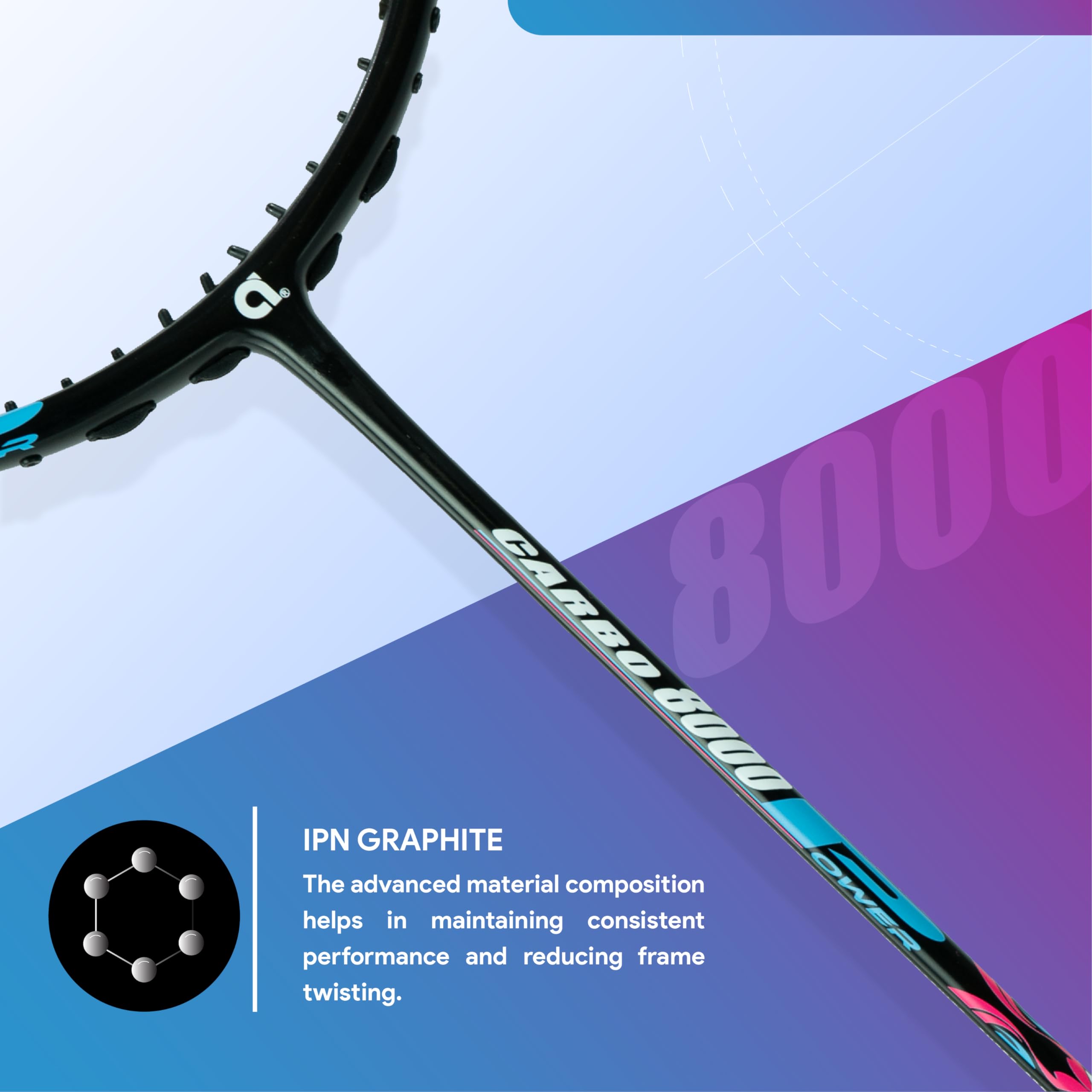 Buy Apacs Carbo 8000 Power | 38 LBS | Nano Fused Graphite Shaft