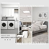 Vista 6 de Cubierta de placa de interruptor de luz basculante de esqueleto blanco y negro para decoración de pared para el hogar, dormitorio, cocina