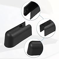 Vista 4 de ACROPIX Tapa de tuerca de brazo de limpiaparabrisas trasero para Ford Expedition - Paquete de 1 color negro