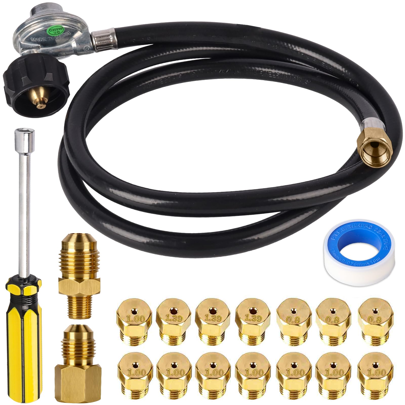 DELSbbq Natural Gas to Propane Conversion Kit for Weber Genesis &amp; Spirit