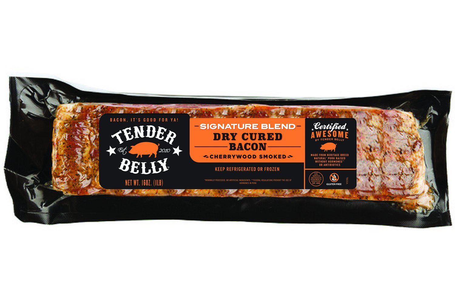Tender Belly Dry Cured Maple Bacon Bacon (1)