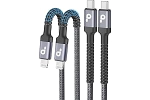 USB-C to Lightning Cable 6FT 2-Pack Fast Charging