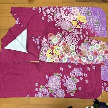 Amazon.co.jp: 315振袖桜 紫陽花柄（紫色） : おもちゃ