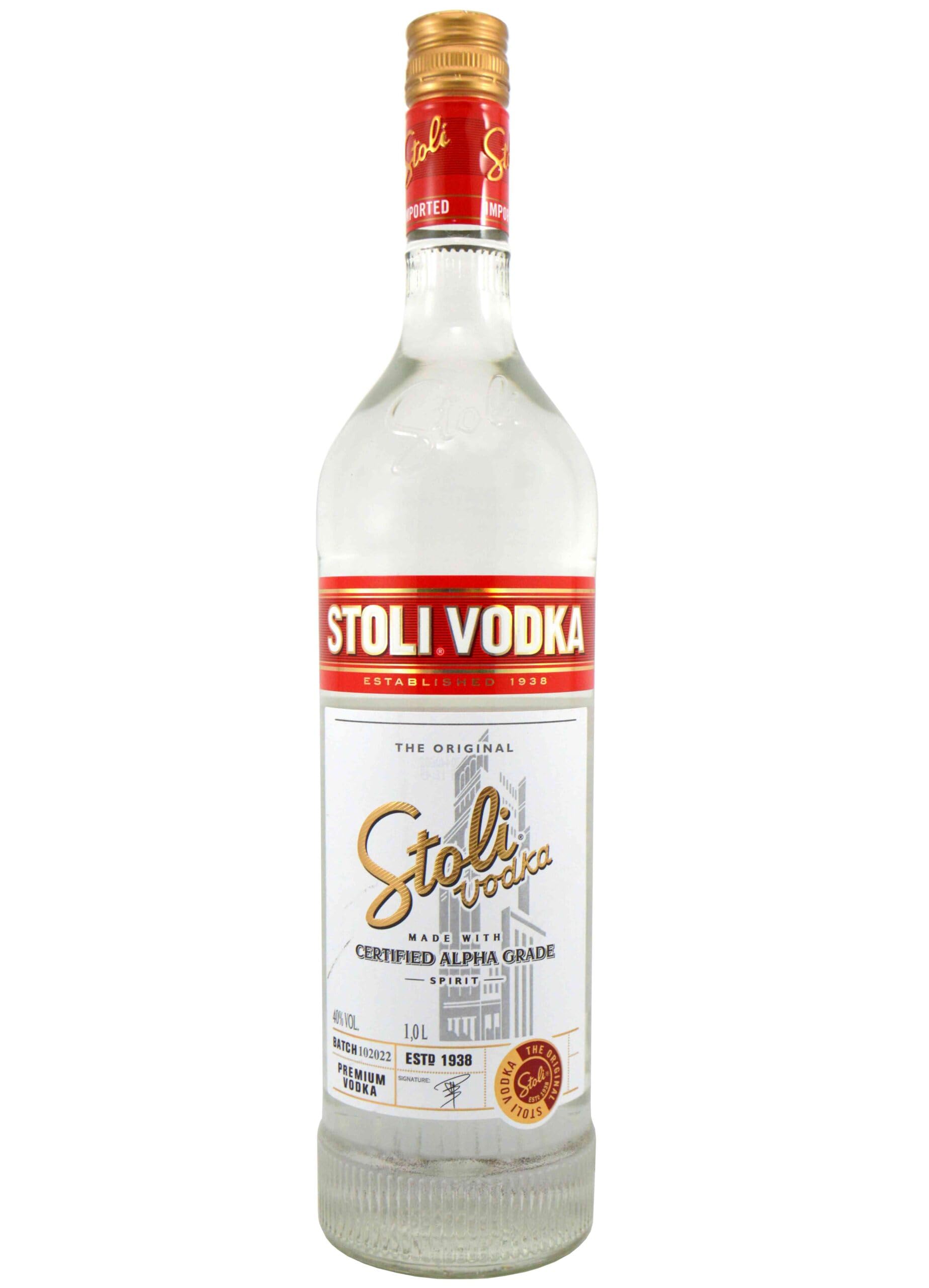 Stolichnaya Vodka 40% vol. (1 x 1,0l) | Premium-Vodka mit kristallklarer Reinheit