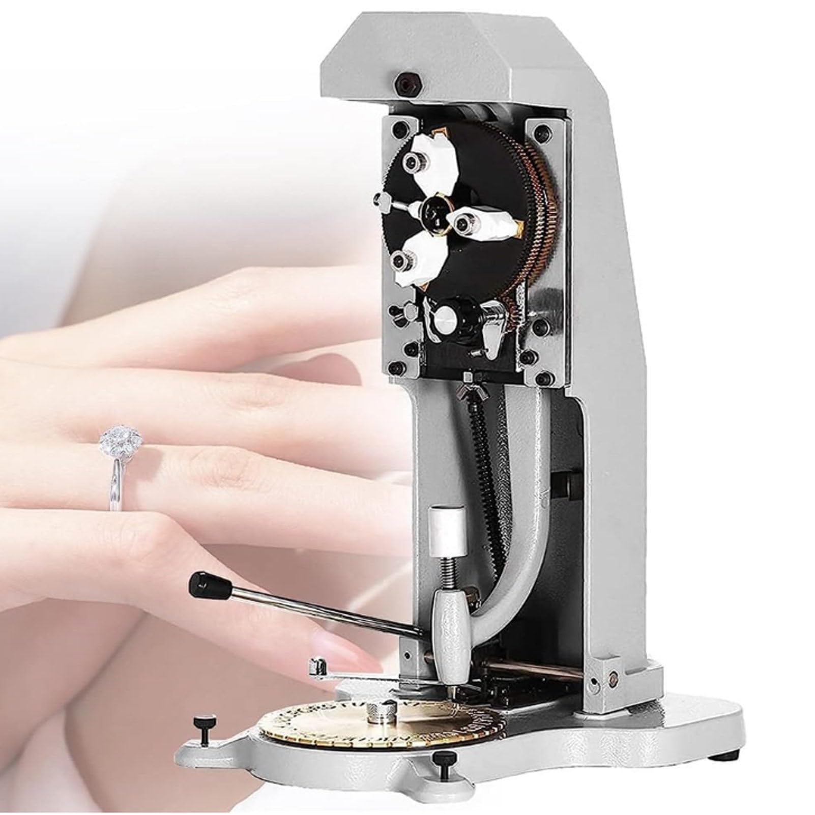 Hydravex Inside Ring Engraver, Double-Sided Dial Machine for 1.5-2.0mm Character Letters, Inner Ring Engraving Tool for Rings and Personalized Jewelry