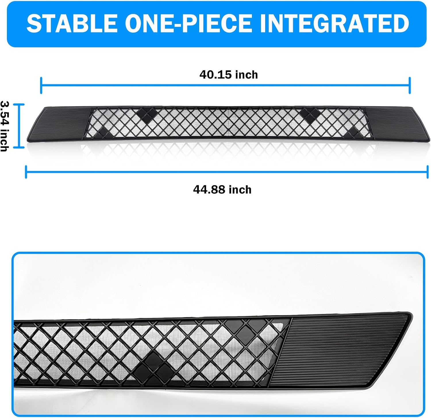 For Tesla Model X 2025 2024 Front Grill Mesh Insert, Grille Grid Inserts Air Inlet Vent Grille Cover Guard Replacement with Insect Protection Accessories for Model X 2025 2024 2023 2022