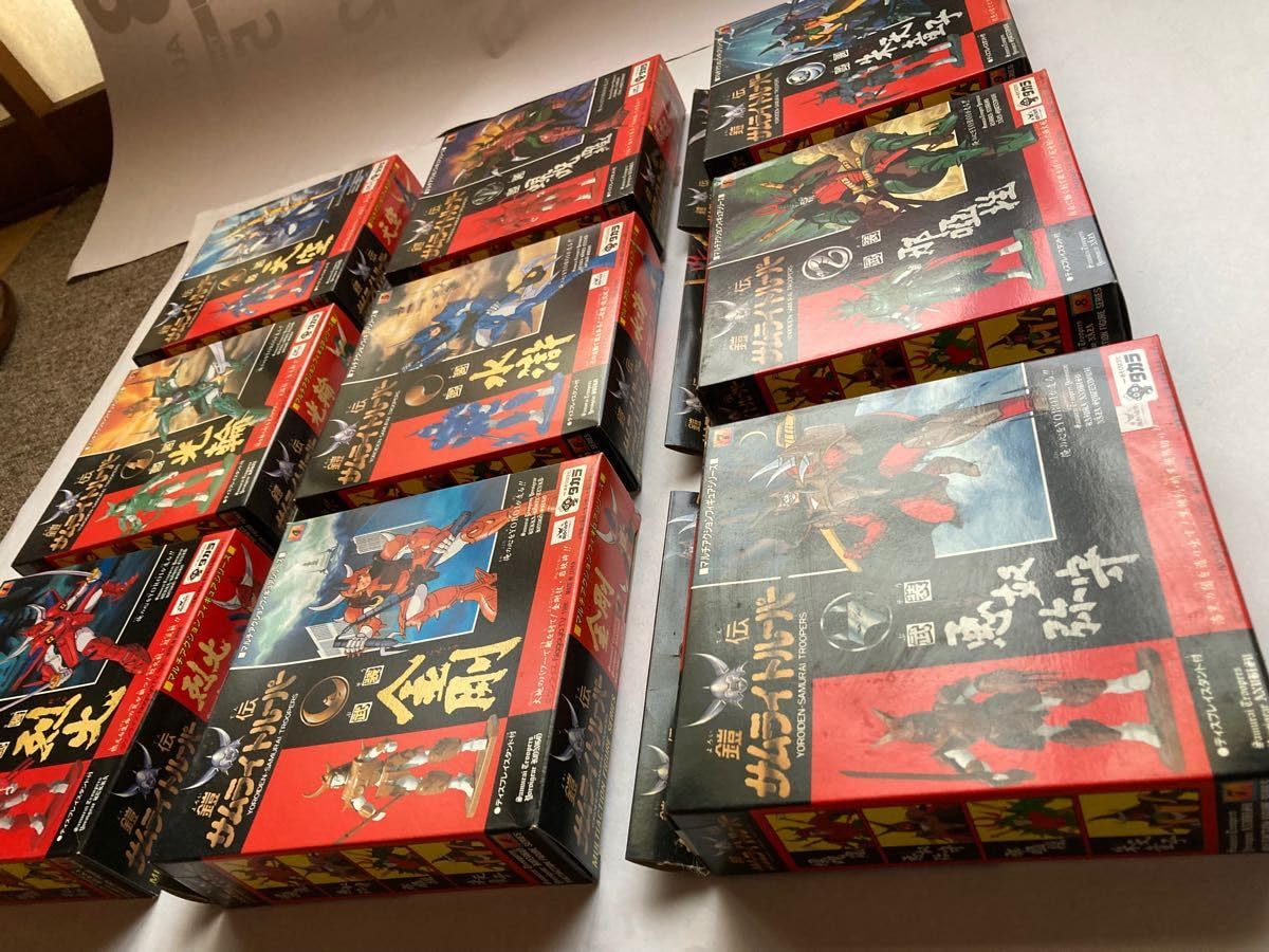 鎧伝サムライトルーパー マルチアクションフィギュアシリーズ全9種完全