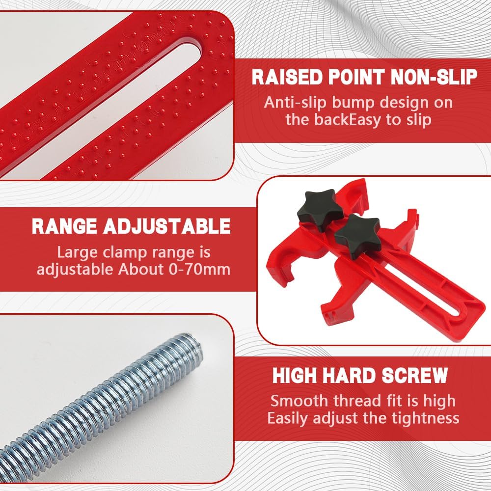 Engine Timing Tool, Camshaft Locking Tool, 9PCS Car Auto Dual Cam Clamp Camshaft Engine Timing Sprocket Gear Locking Kit, Cam Gear Clamp and Holder Set Universal for Most Cars, Trucks and Vans