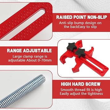 Engine Timing Tool, Camshaft Locking Tool, 9PCS Car Auto Dual Cam Clamp Camshaft Engine Timing Sprocket Gear Locking Kit, Cam Gear Clamp and Holder Set Universal for Most Cars, Trucks and Vans