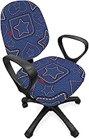 Vista 71 de Ambesonne Funda para silla de oficina en acuarela, selvas exóticas de Hawái, inspiradas en hojas verdes frescas y plantas tropicales, funda