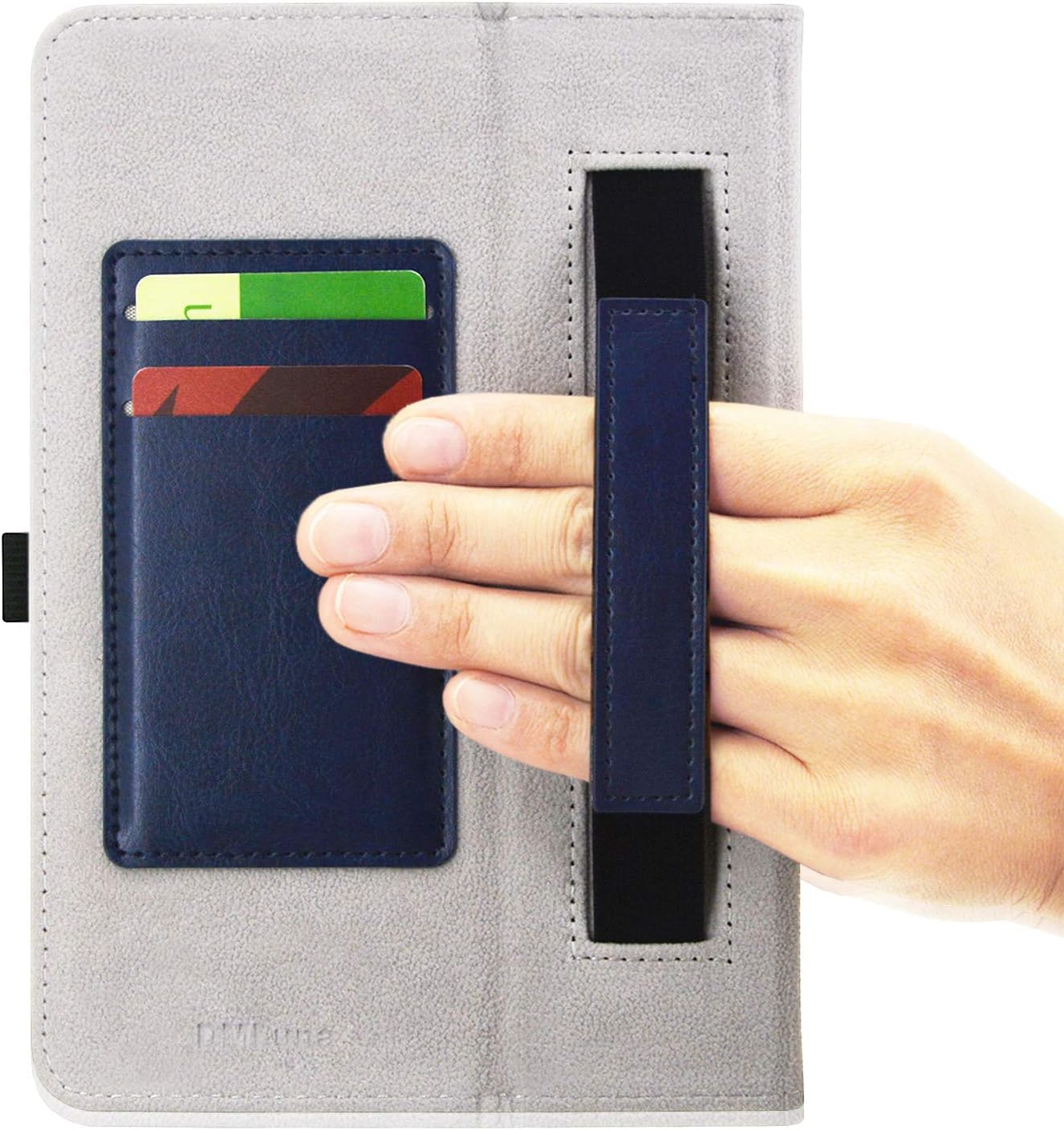 DMLuna Case for Samsung Galaxy Tab A7 10.4 Inch 2020 Model(SM-T500/T505/T507), Folio Leather Cover Case Auto Wake Sleep Feature with Hand Strap / Card Holder, Starry Night