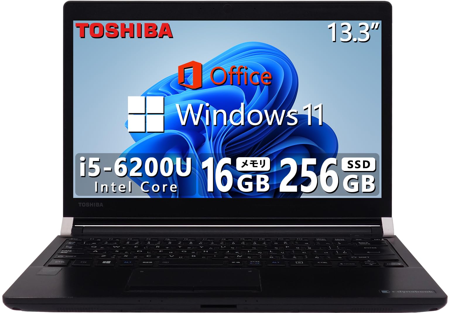 Office 2024 dynabook R73 Co i5 Win 11 ② Amazon.co.jp: Toshiba DynaBook R73 Notebook, Thin and Lightweight