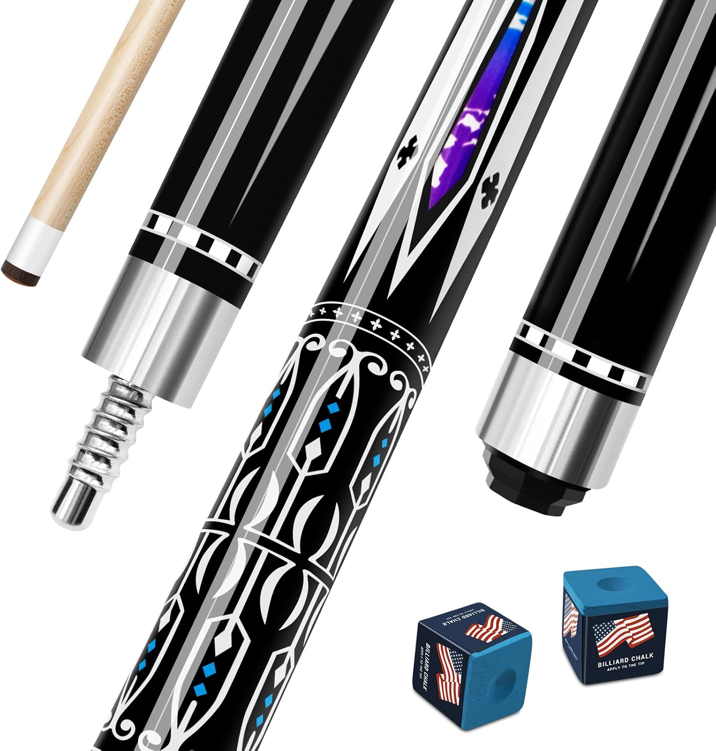 Pool Cue Stick Billiard Sticks 58 Inch Pool Stick with