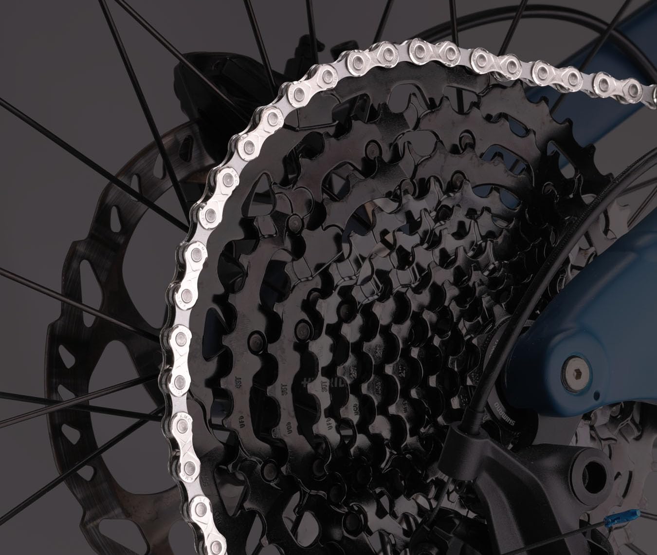 KMC eGlide EPT 9, 10 & 11 Speed Chain, Dark Silver, 118 Link