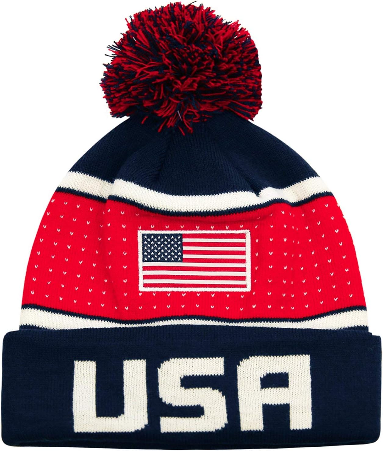 Icon Sports Unisex Adult Knit Warm Hat Country Casual Active Sports Pom Acrylic Beanie