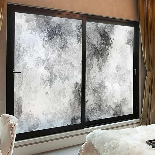 Miniatura 2 de Película de privacidad para ventana de polvo gris, adhesivos decorativos para ventana, calcomanías de control de calor, tinte de vinilo para