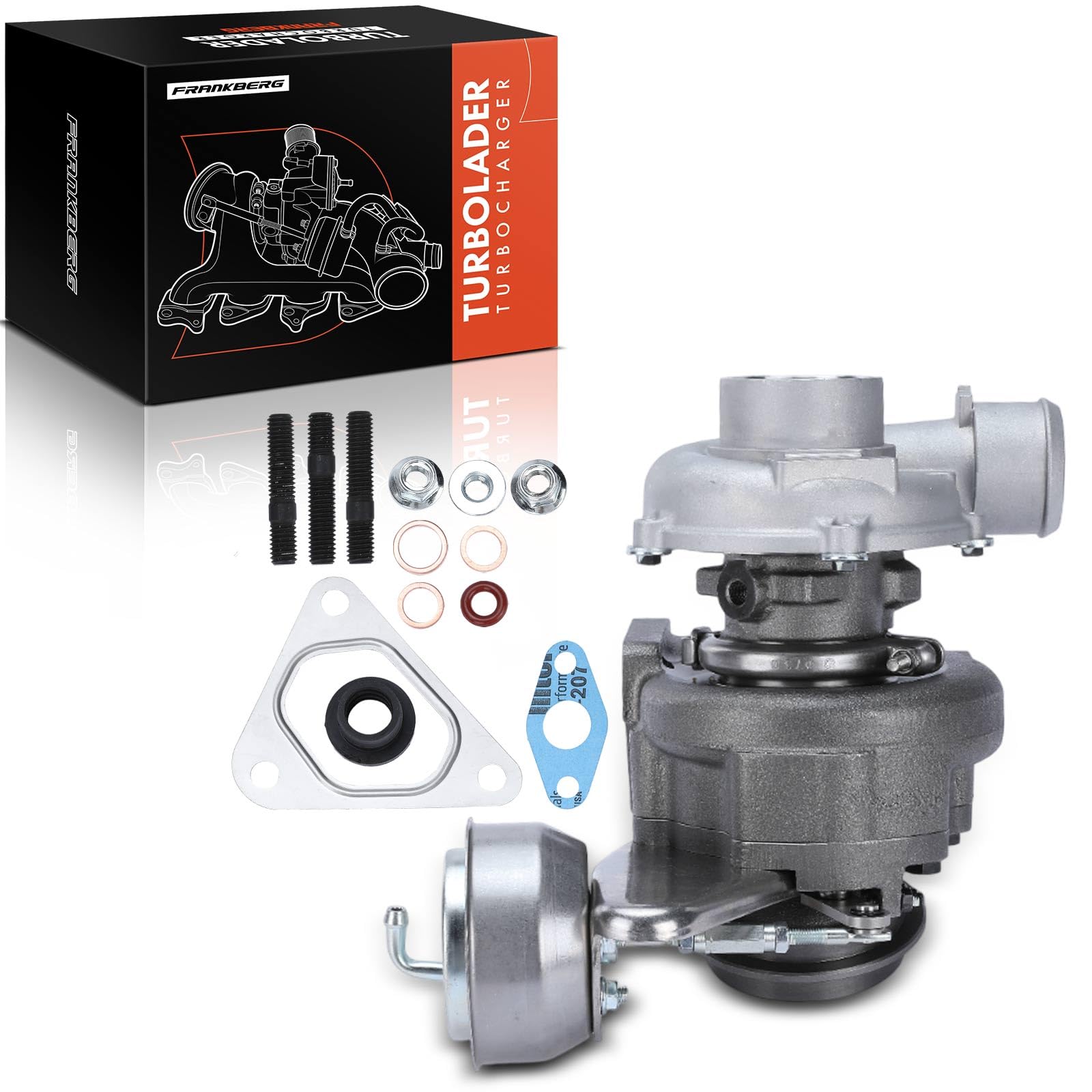 Frankberg Turbocompressore per gas di scarico RHF4V/VV14 Diesel 6460960199 | Compatibile con: Vitobus W639, Viano W639, Vito/Mixto Van W639