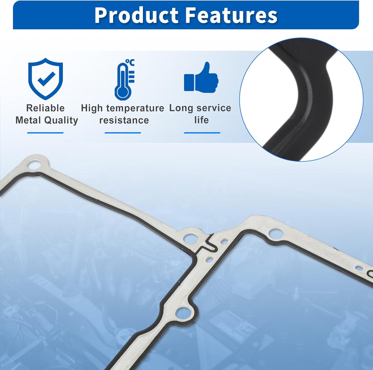 Intake Manifold Gasket Kit for Jaguar F-Pace 2017-2020 3.0L V6 for Jaguar XF 2013-2020 3.0L V6 Manifold Gasket Replaces No.LR041680/C2Z17249/C2Z17248