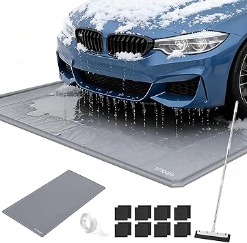 Garage Floor Mat, Containment Mats for Under Car with Raised