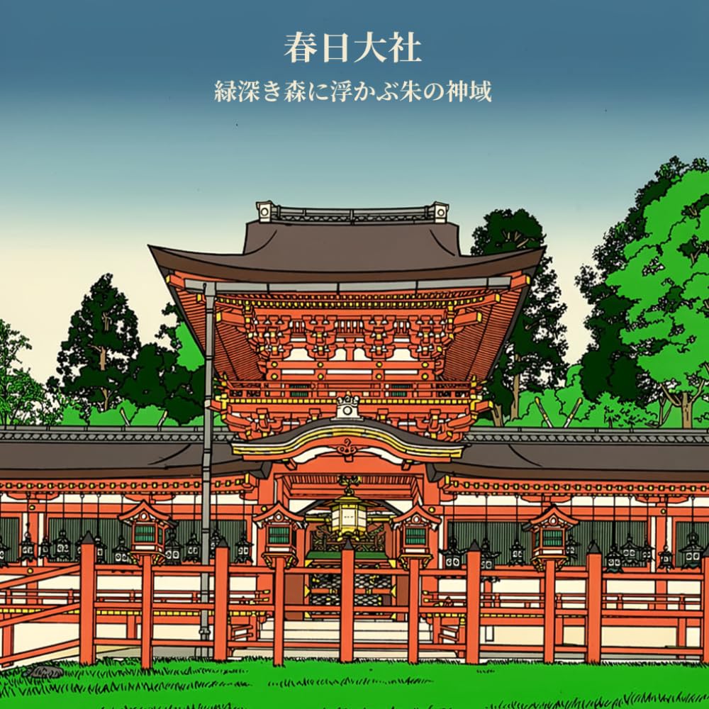春日大社: 緑深き森に浮かぶ朱の神域 (日本の名所)