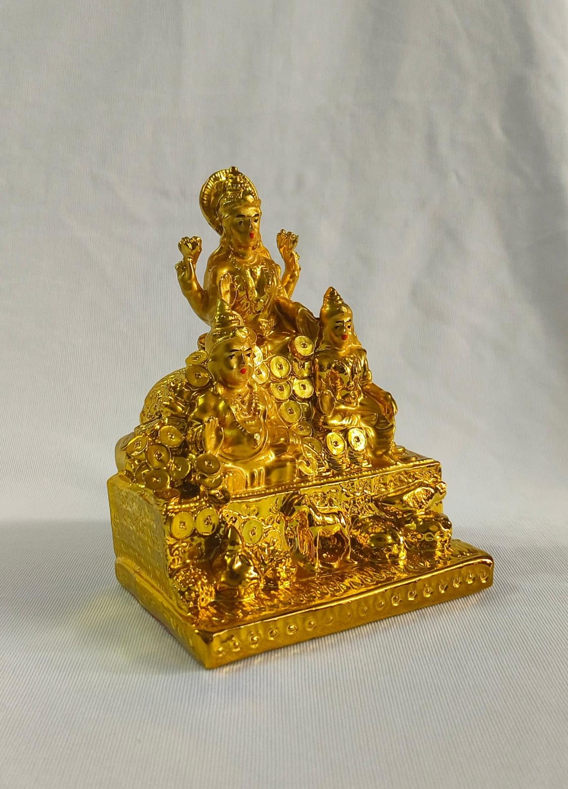 Lakshmi & Kuber Statue - Wealth & Prosperity Gift -4
