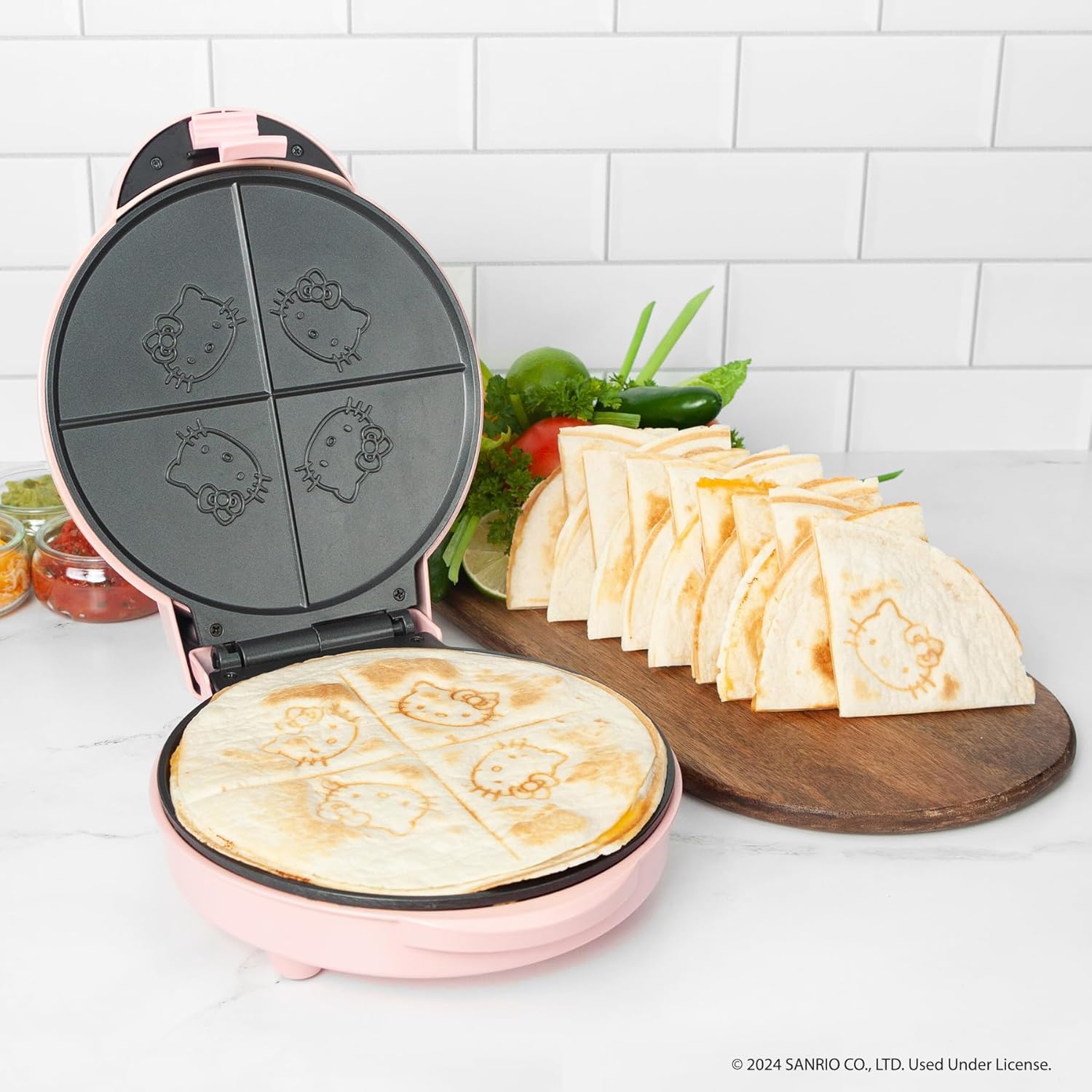 Uncanny Brands Disney Mickey Mouse Quesadilla Maker -Small Kitchen Appliance