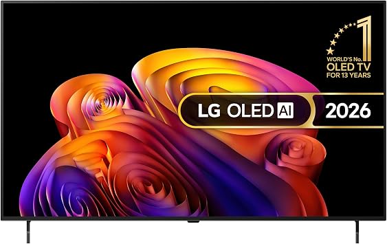 LG OLED55B6ELC OLED AI B6 4K Smart TV,  8 Processor Gen3, 120Hz, VRR, Dolby Vision and Atmos, Filmmaker Mode , Model Year 2026 [Energy Class F]