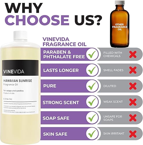 Miniatura 621 de VINEVIDA [4 onzas] Aceite de fragancia de madera de teca de caoba para fabricación de velas y fabricación de jabón, aromas de velas prémium para