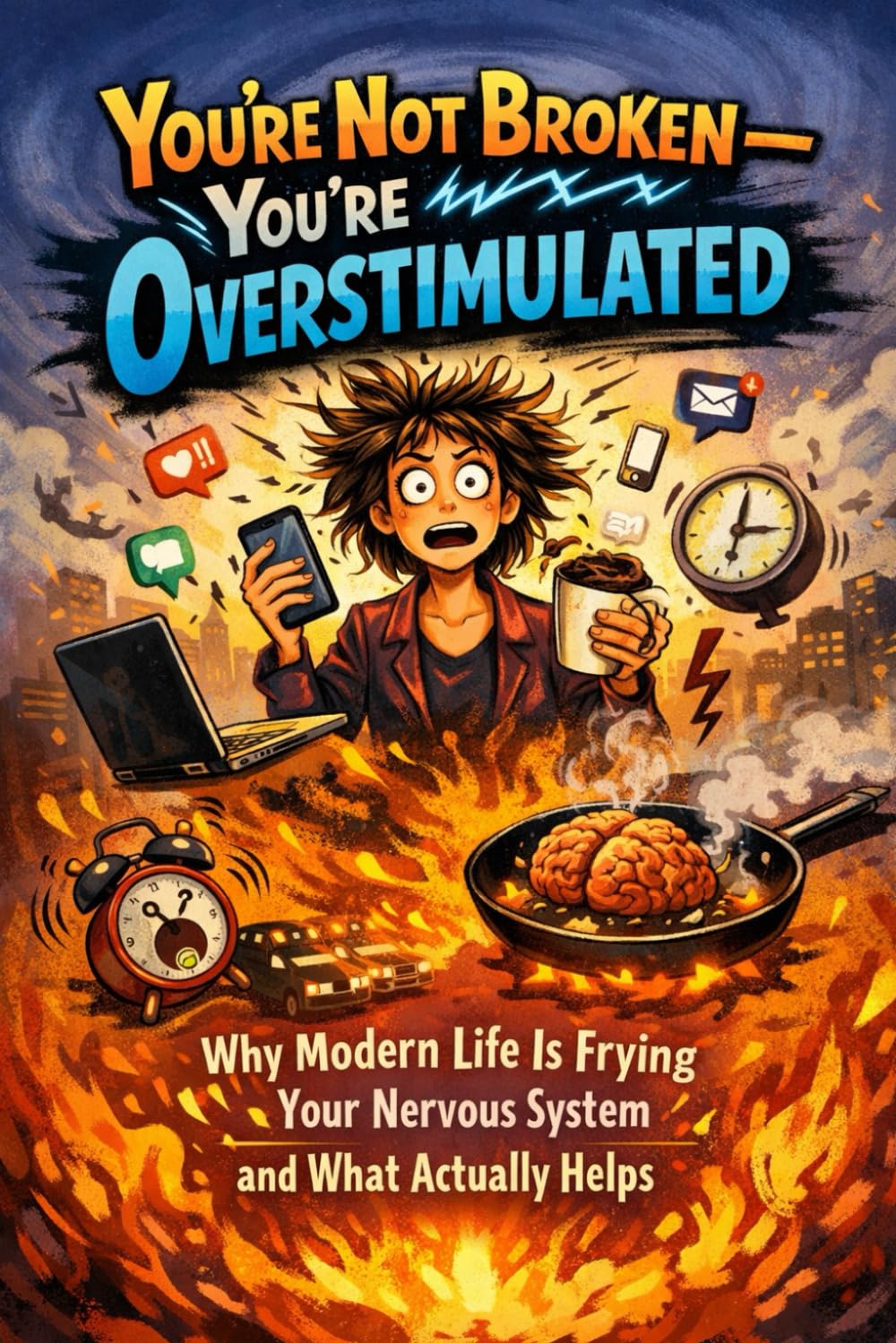 YOU’RE NOT BROKEN — YOU’RE OVERSTIMULATED: Why Modern Life Is Frying Your Nervous System and What Actually Helps