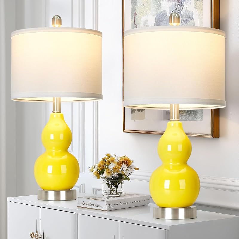 Rinweey Ceramic Table Lamps Set of 2 just $20.99 at Amazon