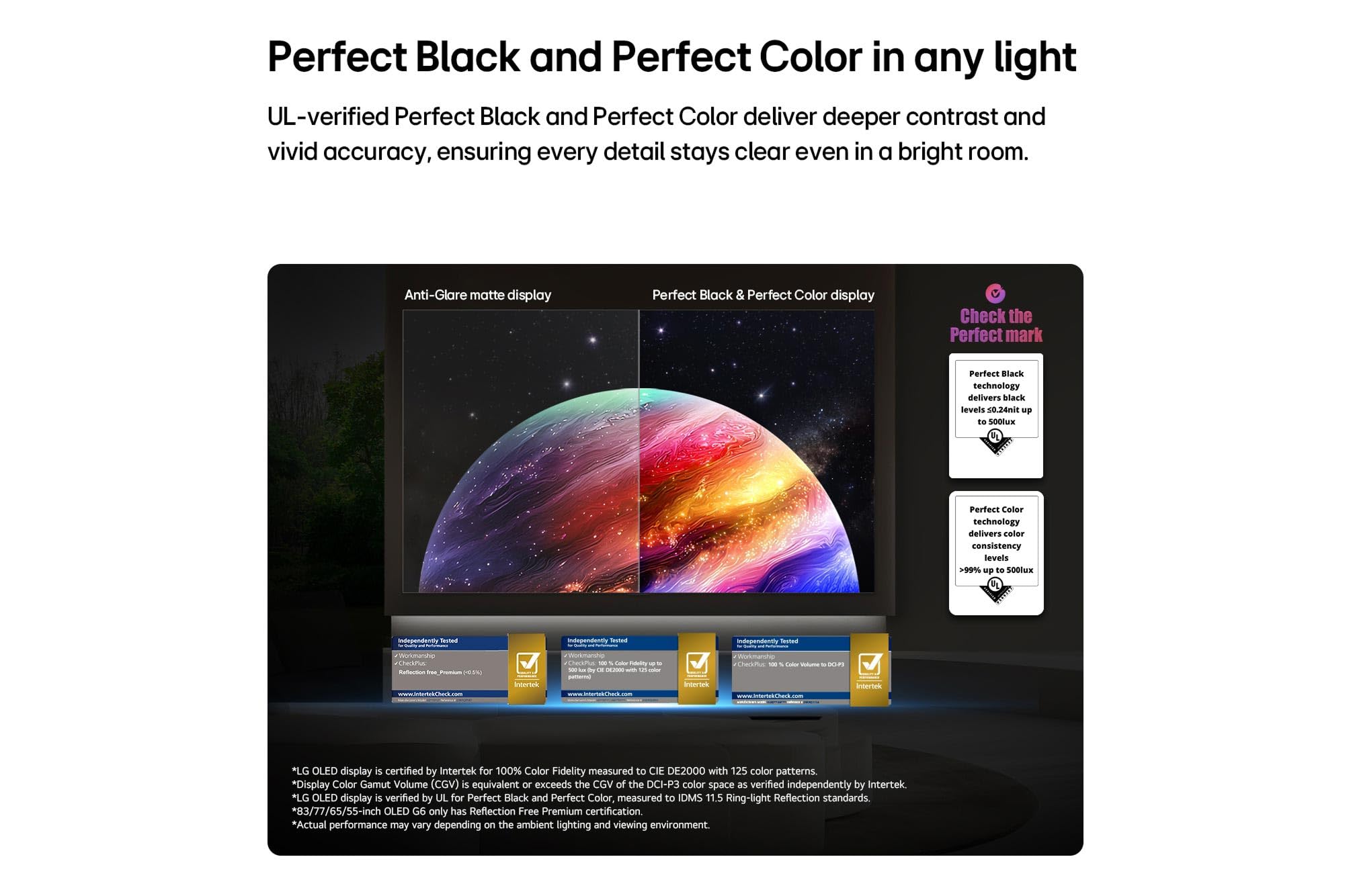 LG 55-Inch G6 OLED evo AI 4K Smart TV – α11 AI Processor Gen3, Hyper Radiant, Reflection Free, Up to 165Hz Refresh Rate, G-SYNC, FreeSync, Dolby Vision/Atmos, webOS, Table Stand Included (55G6S,2026) - 5