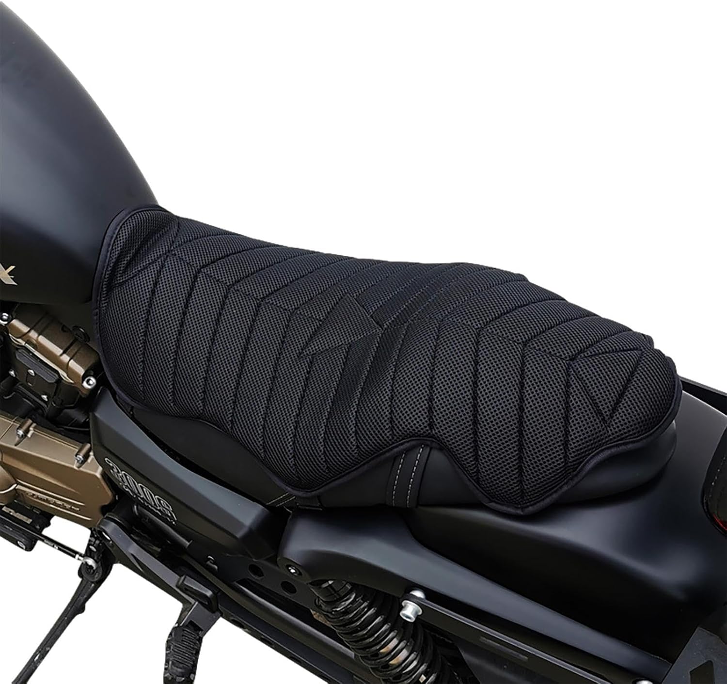 Generic Motorcycle Air Seat Cushion - Cooling, Shock Absorption, Honeycomb Design, Non-Slip, Universal Fit for Motorcycle Seat Covers