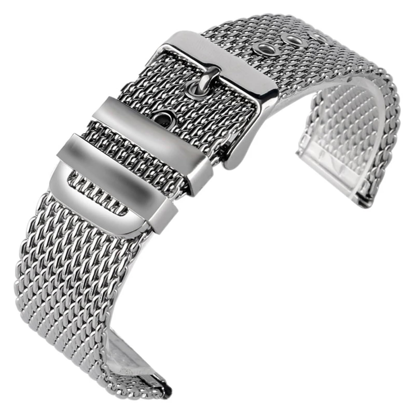 Correa de Reloj de Acero Inoxidable, Correa de 20/22/24mm, Hebilla de Repuesto, Pulsera de muñeca, Reloj de Malla