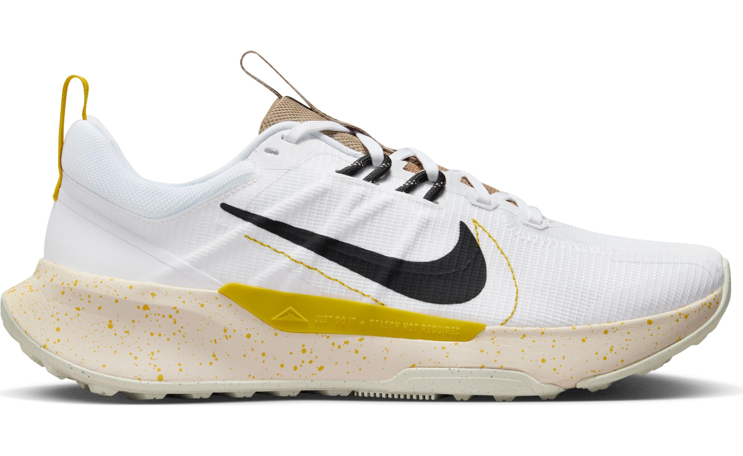 Nike Herren Juniper Trail 2 Nn Niedrig, Weiß, Schwarz, lebendiges Schwefel-Kaki, 44.5 EU – Ansicht 6