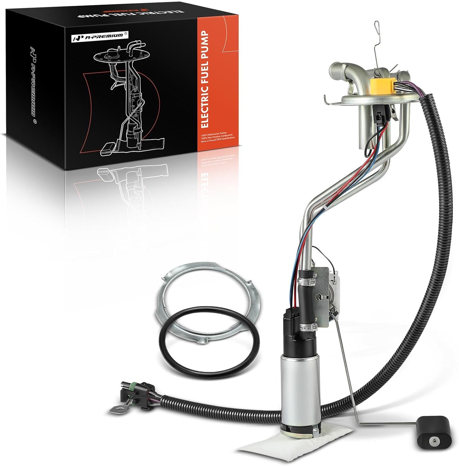A-Premium Electric Fuel Pump Assembly with Sending Unit Compatible with Chevrolet Tahoe 1995, Blazer 1992-1994 & GMC Yukon 1992-1995, 5.7L, GAS Replace# 19179428, 25027414