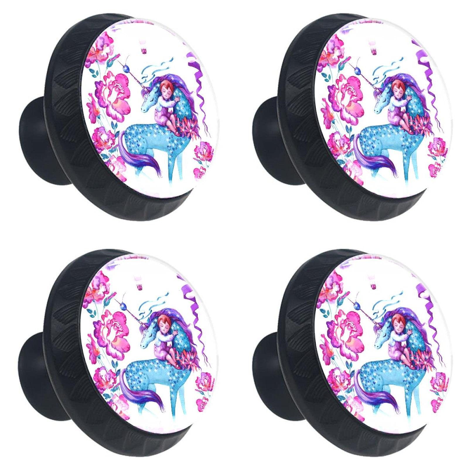 Boutons de meuble licorne multicolores pour créer un univers féerique à la maison