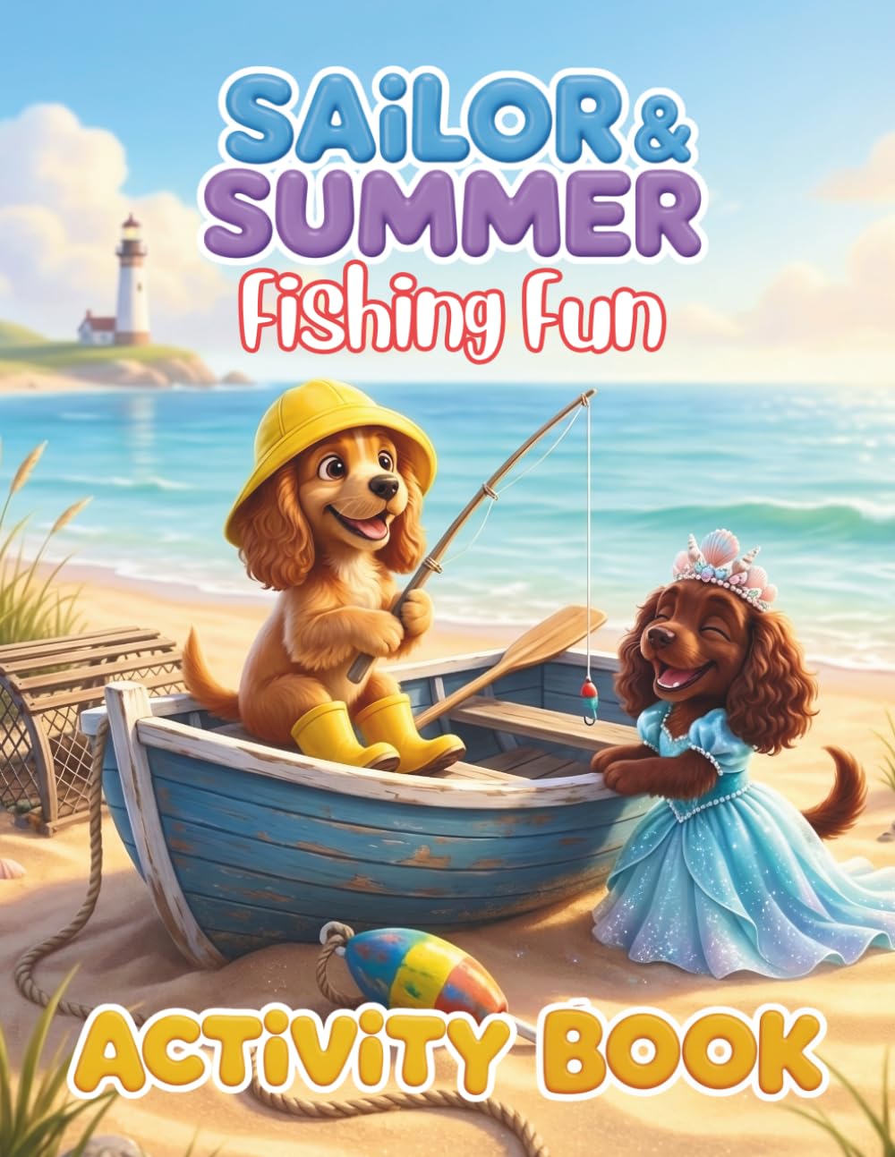 Sailor & Summer Fishing Fun Activity Book: Coastal Crafts, Games & Seaside Adventures for Kids